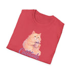 Cat with Coffee Cup T-Shirt