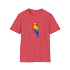 Colorful Parrot Illustration T-Shirt