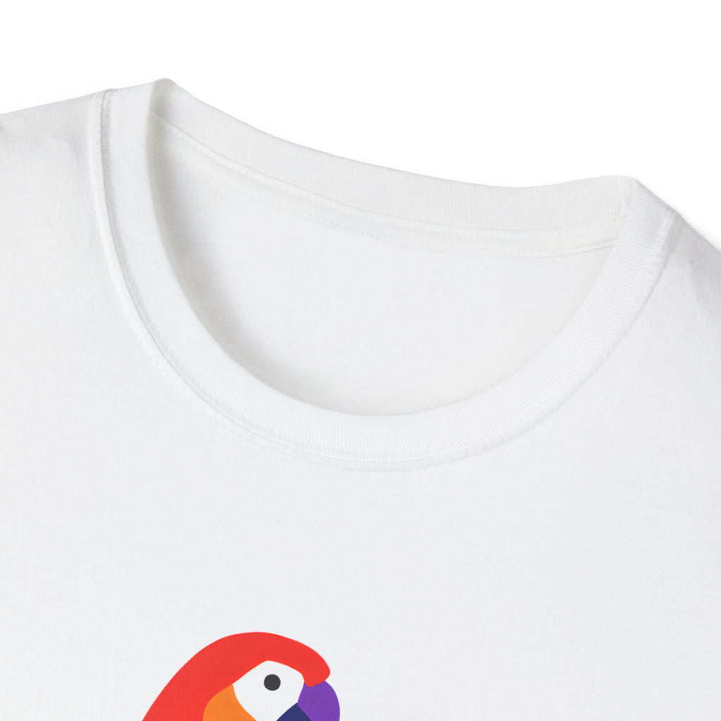 Colorful Parrot Illustration T-Shirt