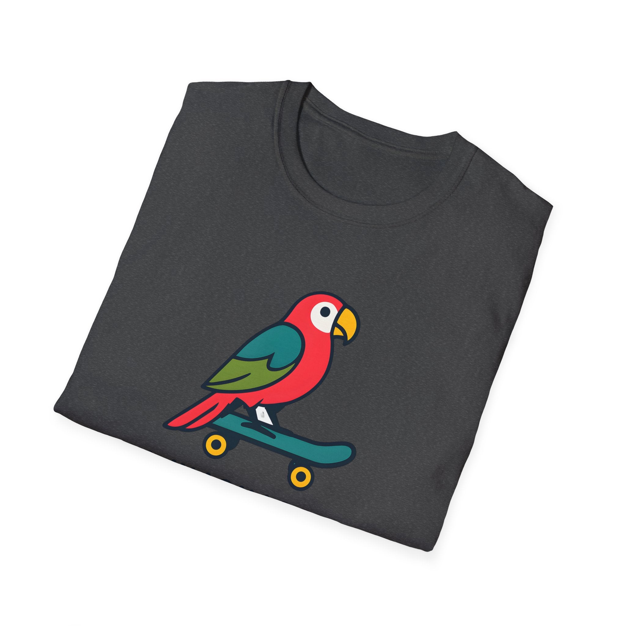 Parrot on skateboard T-Shirt