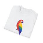 Colorful Parrot Illustration T-Shirt