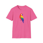 Colorful Parrot Illustration T-Shirt