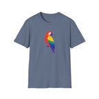 Colorful Parrot Illustration T-Shirt